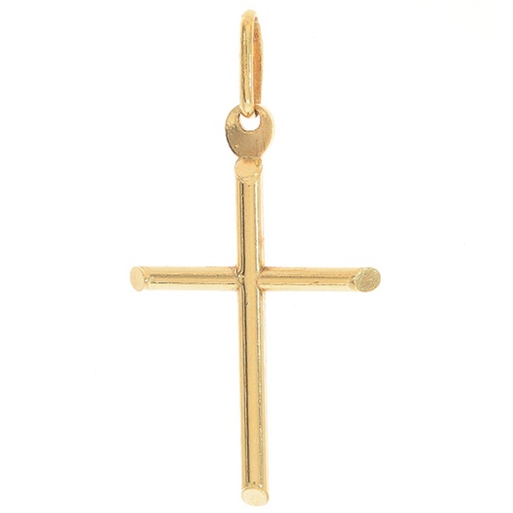 10K Yellow Gold Children's Cross Pendant